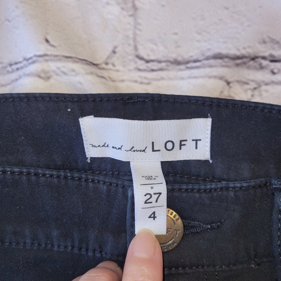 LOFT Black High-Rise Pants - Picture 5 of 5
